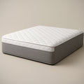 Matelas Double Mousse ¡§¡è M¡§|moire de Forme Gris/Blanc 190x140x25 cm 