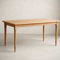 Table ¡§¡è mangeoire rectangulaire en bois de ch¡§one naturel 180x90x75 cm 