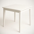 Table carr¡§|e en bois MDF Blanc 75x75x74 cm 