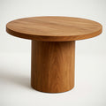 Table Ronde en Bois Massif 90 cm Ch¡§one 