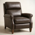 Fauteuil Relax Cuir Marron Dossier R¡§|glable 105x90x85 cm 